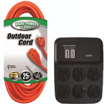 extension cords & surge protectors