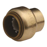 push-to-connect end stops