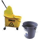buckets, wringer & pails
