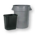 waste containers & trash cans