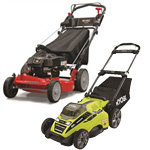 push lawn mowers