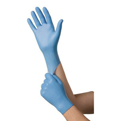 Blue Nitrile Gloves: 3mil - Exam Grade