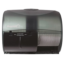 Renown Black 2-Roll for OptiCore Side by Side Toilet Paper Dispenser