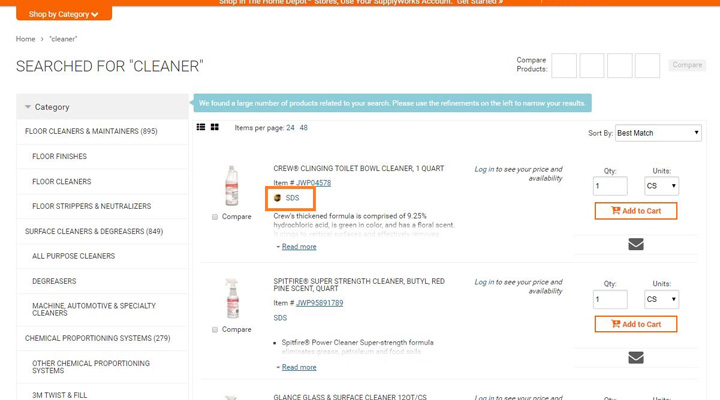 SDS Example