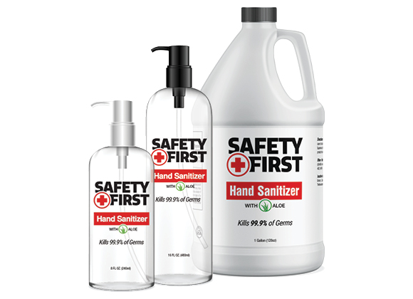 Safety First Hand Sanitizer Products