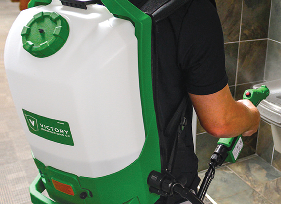 Victory Electrostatic Sprayers and Clorox Disinfectant